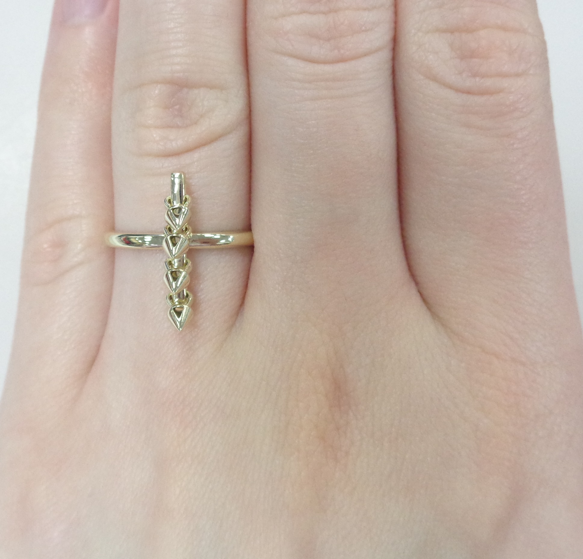 Кольцо из желого золота